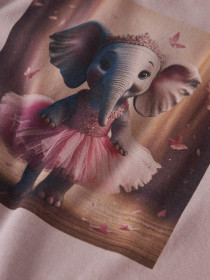 NAME IT Langærmet Bluse Votea Burnished Lilac Ballerina Elephant
